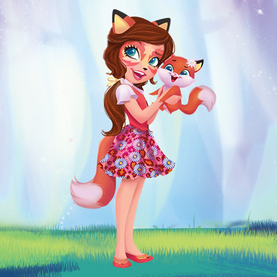 enchantimals dolls fox