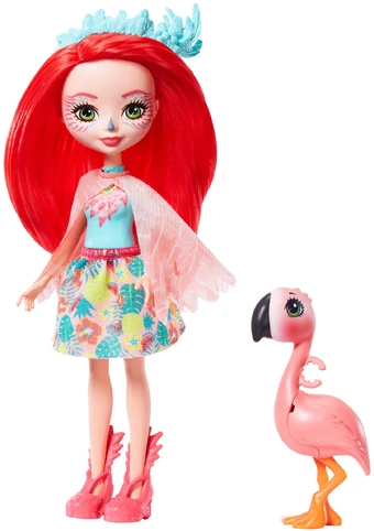 fancy flamingo doll
