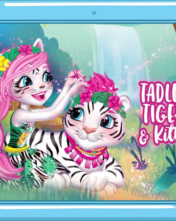Enchantimals tadley tiger & kitty dolls top
