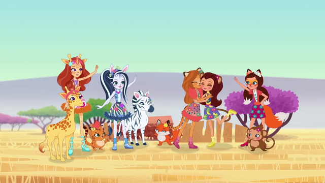 zelena zebra enchantimals