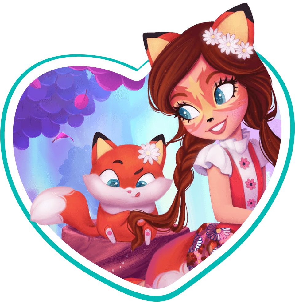enchantimals dolls fox