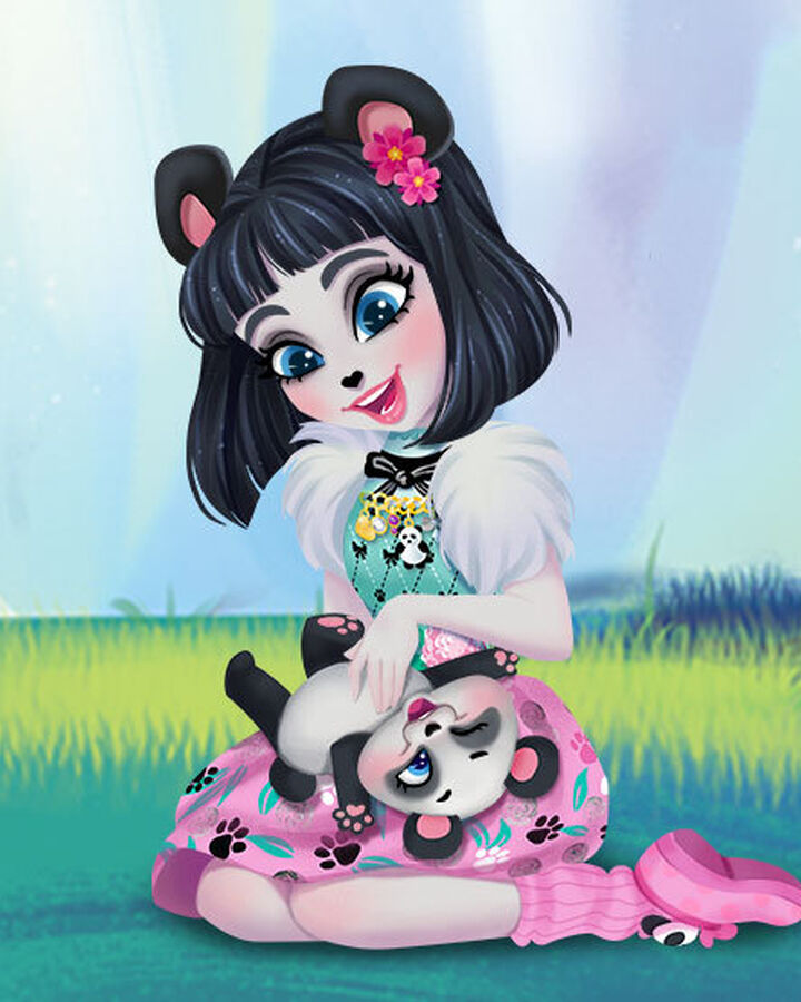 enchantimals panda playset