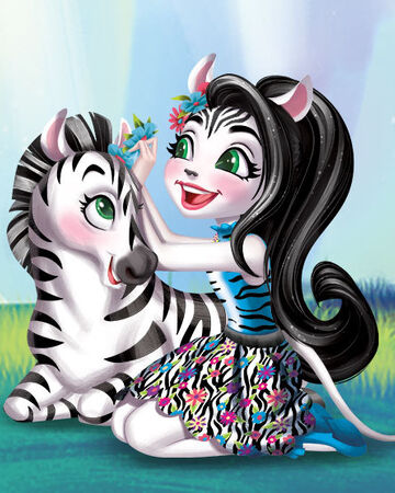 enchantimals zebra doll