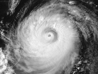 Typhoon amber concentric eyewalls