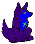 Chibi drew wolf