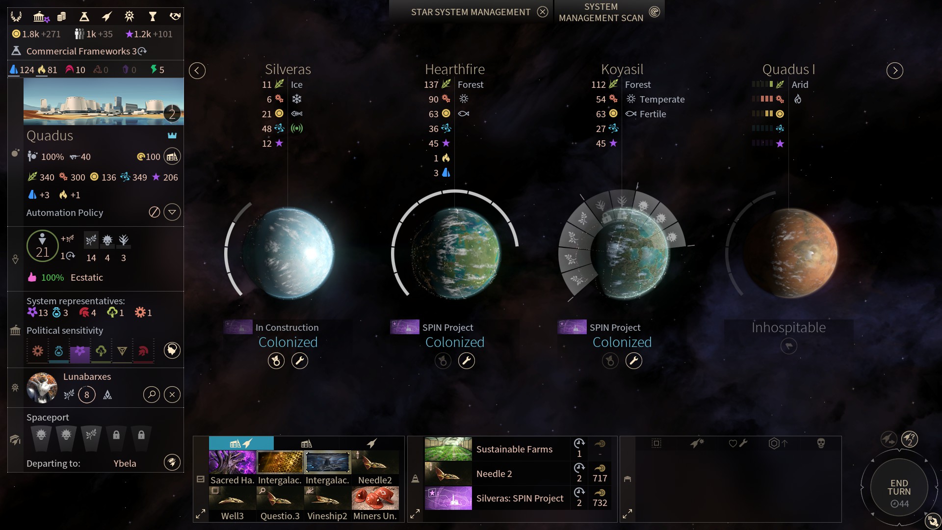 endless space 2 how to use luxury resources