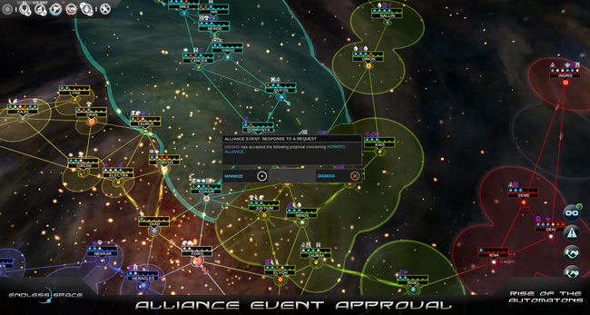 Alliance event approval