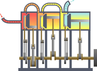 Triple expansion engine animation-StEng4