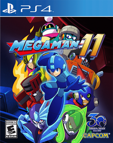 Mega Man 11 2018 Game Cover