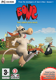 Bone The Great Cow Race 2006 Game Cover