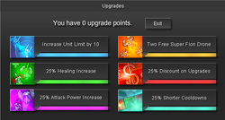 Achievement Upgrade Menu