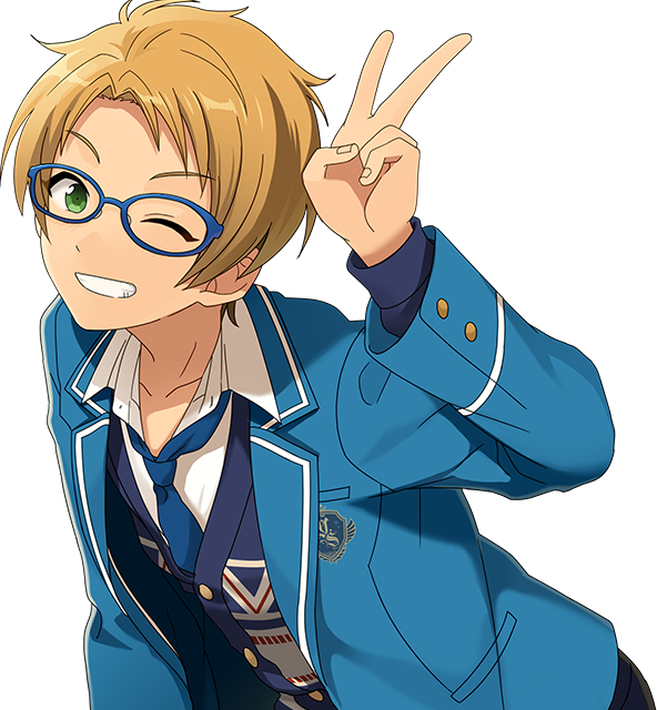 Image - (Cheerful Glasses Boy) Makoto Yuuki Full Render ...