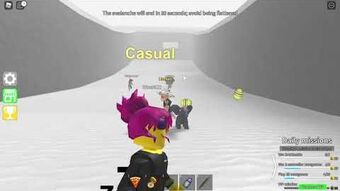 Avalanche Epic Minigames Wikia Fandom - roblox epic minigames the crusher downhill roll