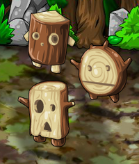 Wooden idols