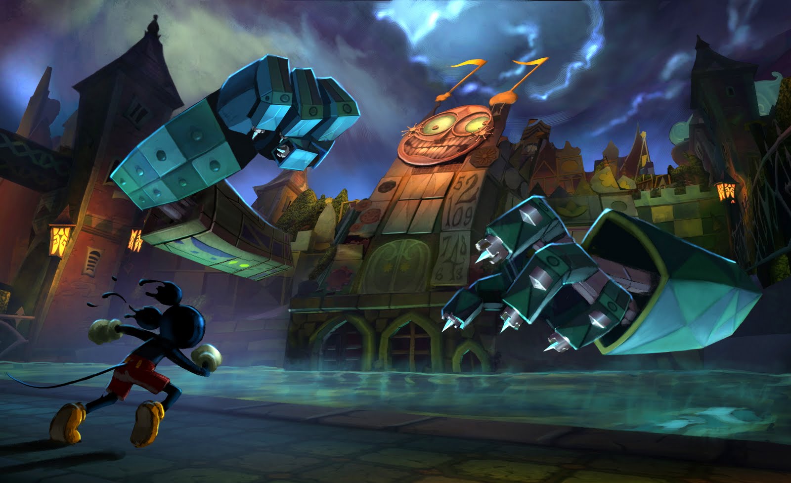 epic mickey clock tower fan art epic mickey clock tower fan art