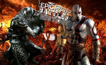 User Blog J1coupe Kratos Vs Dragonborn Epic Rap Battles Of Video Games Epic Rap Battles Of History Wiki Fandom - roblox vs minecraft epic rap battles