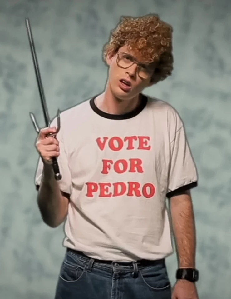 Image Napoleon Dynamite Holding His Sai.jpeg Epic Rap Battles of