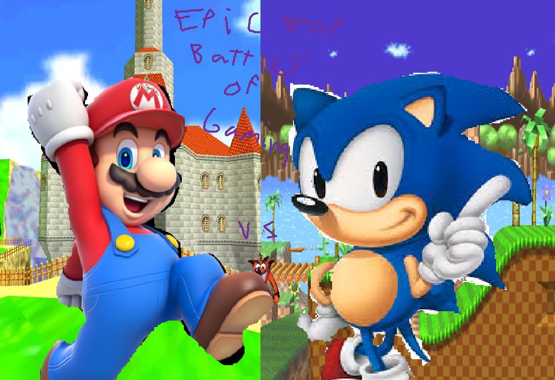 User blog:Dragonsblood23/Epic Rap Battles of Gaming 2 Mario VS Sonic
