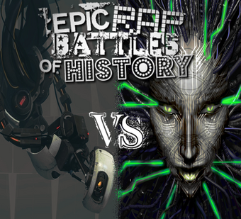 User Blog J1coupe Glados Vs Shodan Epic Rap Battles Of Video Games Season 1 Finale Epic Rap Battles Of History Wiki Fandom - roblox vs minecraft epic rap battles