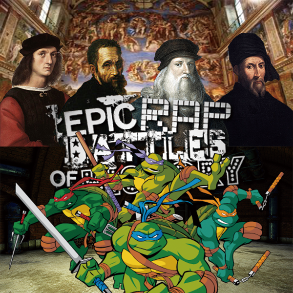 epic rap battles of history artists vs tmnt
