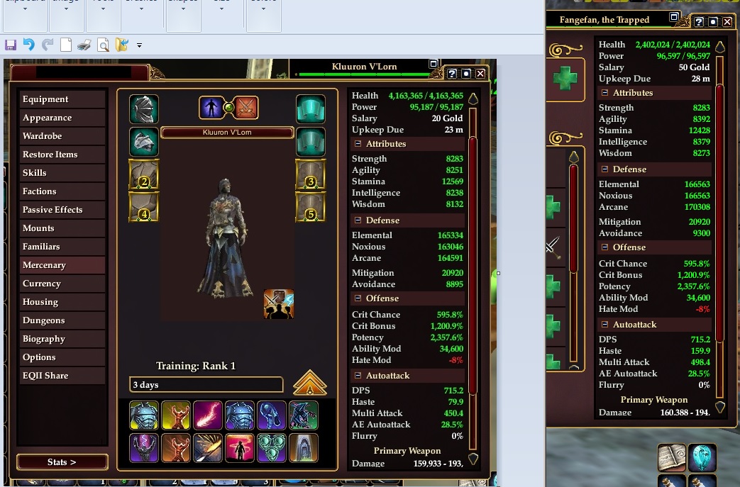 Stats kluuron vs fangefan