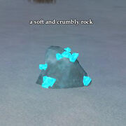 Soft and crumbly rocks