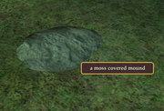 A moss covered stone