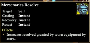 Merc resolve 400 percent