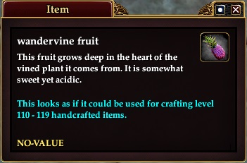 Wandervine fruit