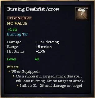 Burning Deathfist Arrow Everquest 2 Wiki Fandom
