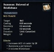 Summon- Beloved of Bristlebane