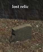 Lost relic object