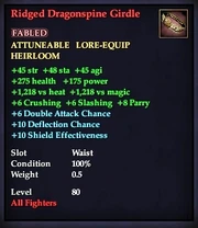 Ridged Dragonspine Girdle