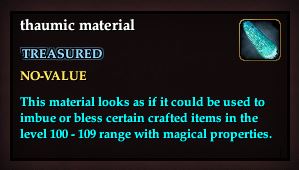 Thaumic material