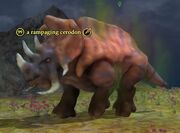 A rampaging cerodon