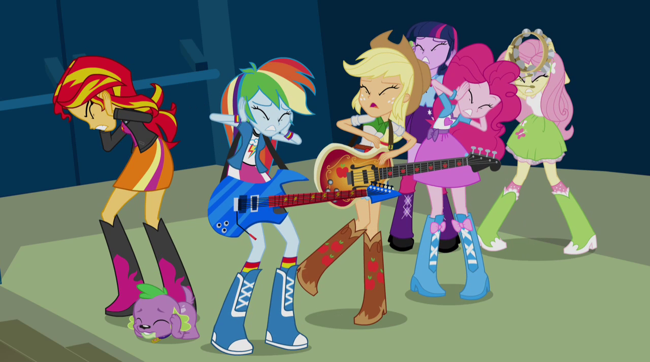 image the rainbooms covering their ears eg2 png my little pony