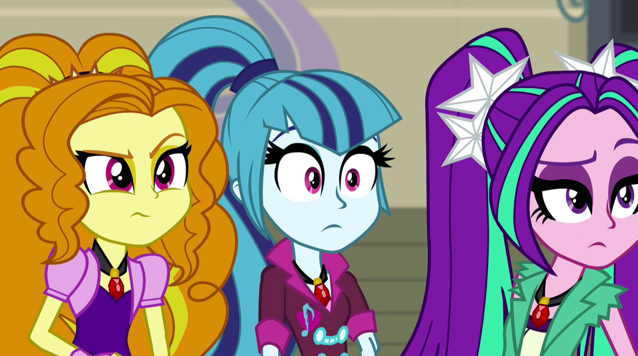 Image The Dazzlings looking surprised EG2.png My Little Pony