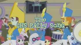Friendship Games ''CHS Rally Song'' music video cover