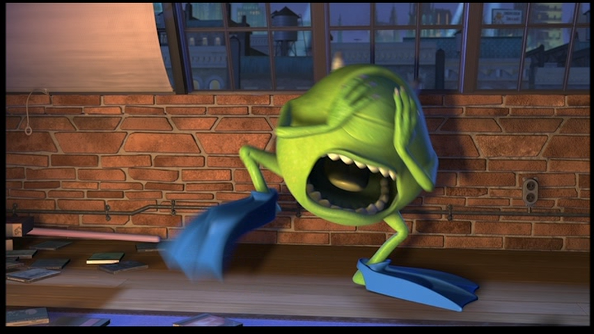 Mike Wazowski Screaming Image Gallery Eric Thompson Wiki Fandom