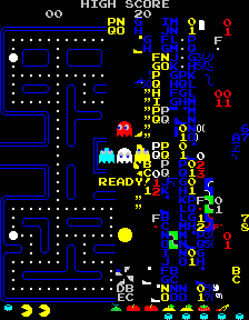 Split Screen in Pac Man