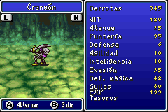 Estadisticas Craneon