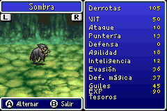 Estadisticas Sombra