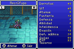 Estadisticas Necrofago