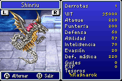 Estadisticas Shinriu