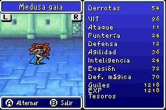 Estadisticas Medusa Gaia