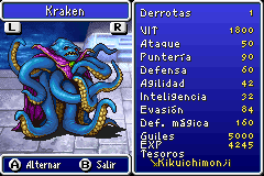 Estadisticas Kraken