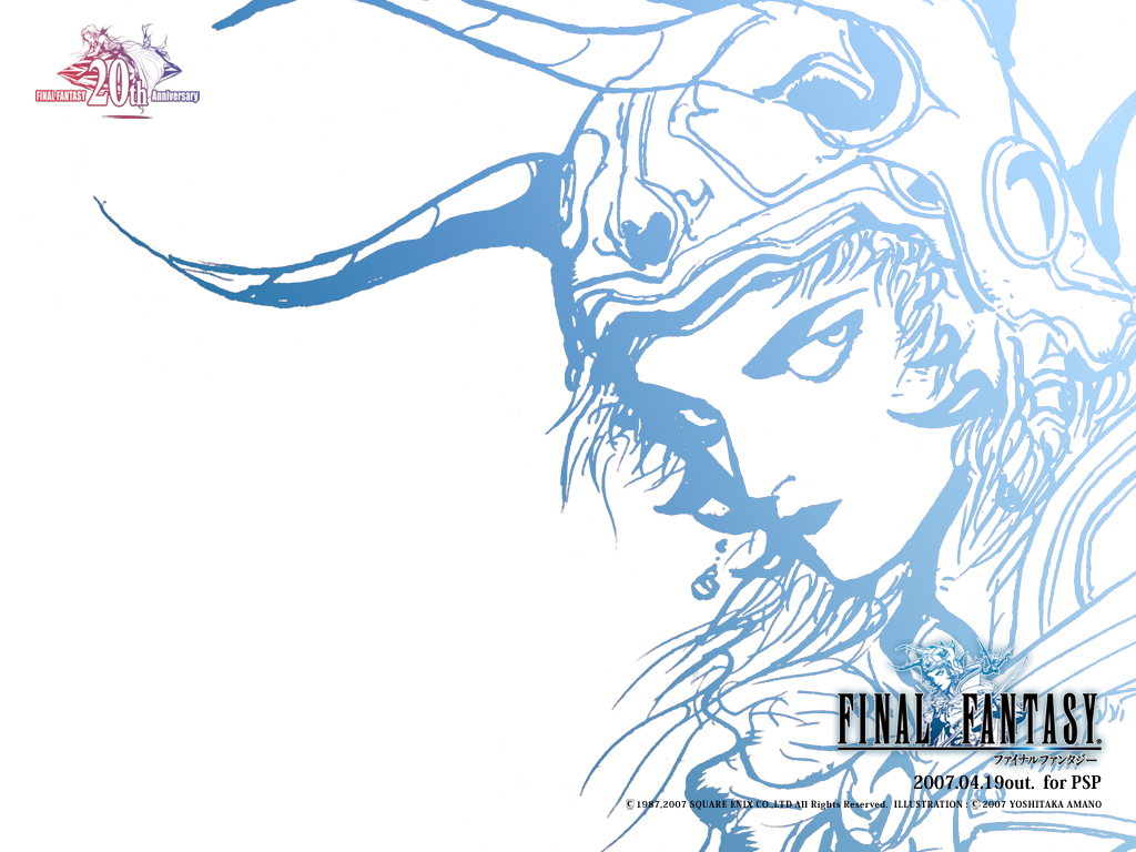 Imagen 20th ff1 wallpaper02 jpg Final Fantasy  Wiki 