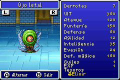 Estadisticas Ojo Letal