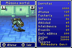 Estadisticas Maquina Mortal