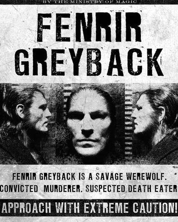 Cartel De Se Busca A Fenrir Greyback Harry Potter Wiki Fandom